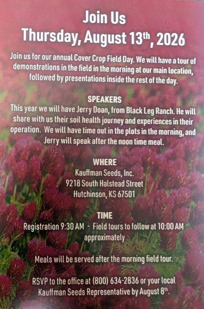Kauffman Seeds Field Day