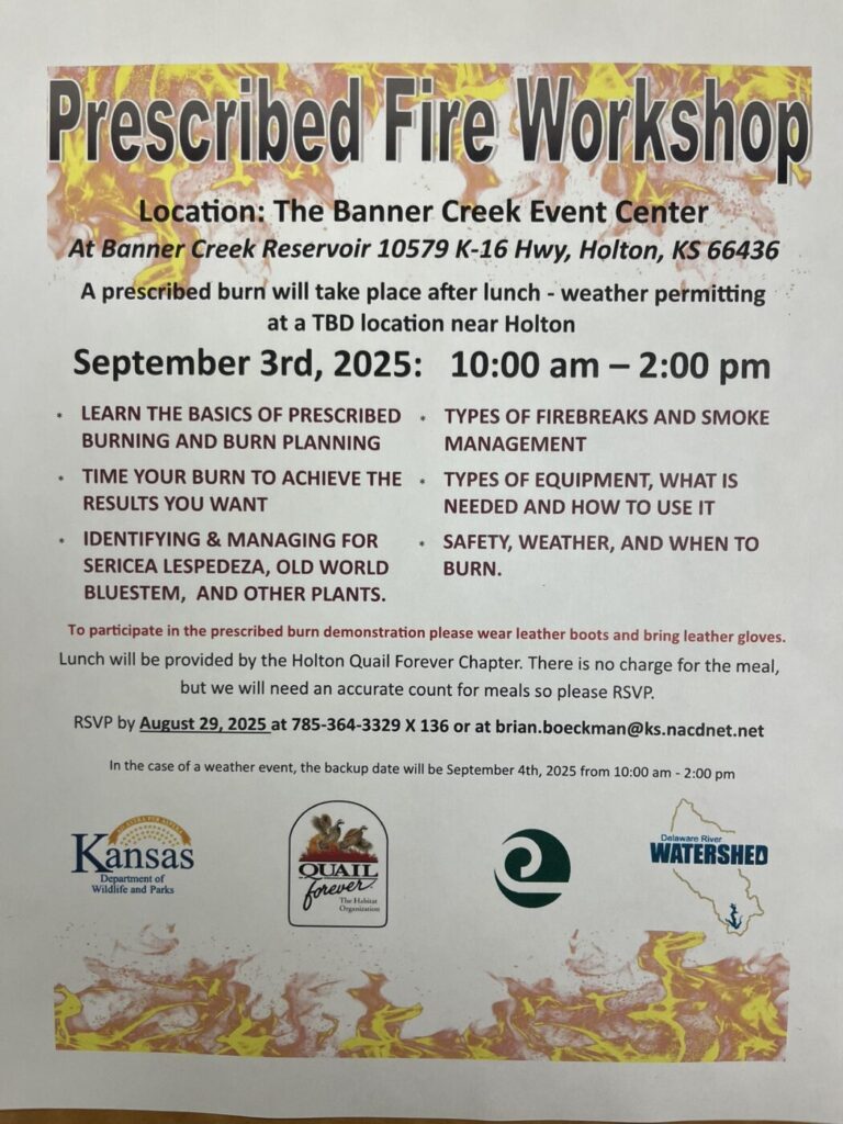 Prescribed Fire- Holton