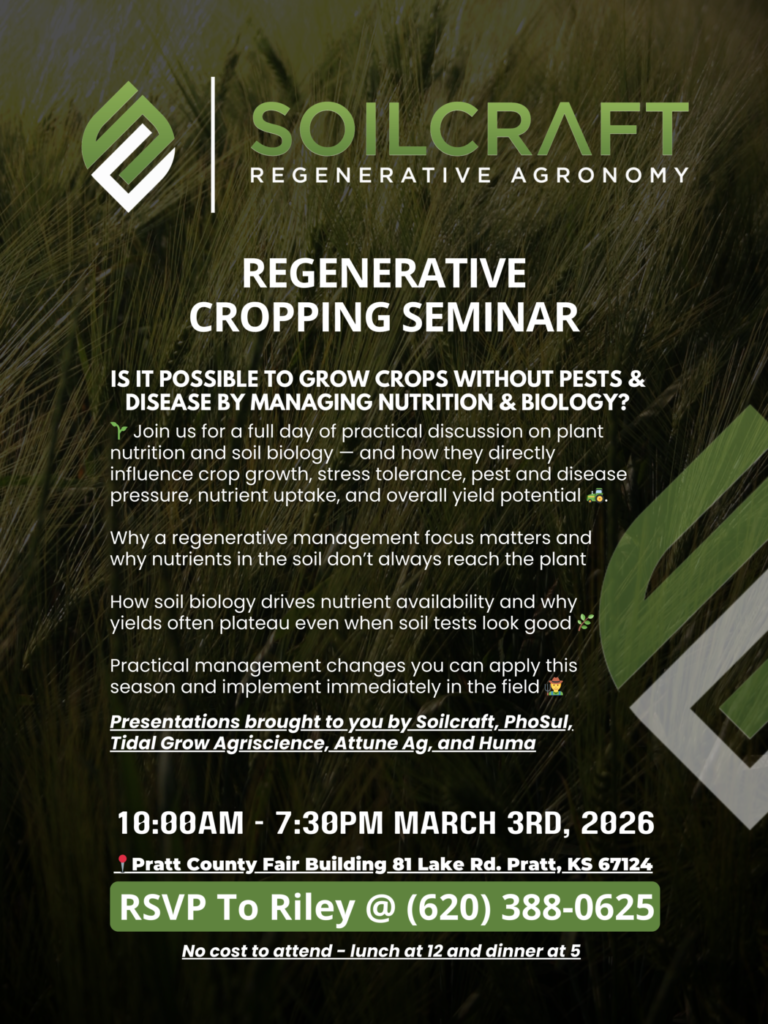 Soilcraft Regenerative Cropping Seminar